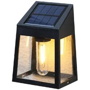 Solar Buitenlicht Tuin Zonlicht Wandlamp Huis Villa Balkon Wandlamp Terras Decoratieve Sfeerverlichting