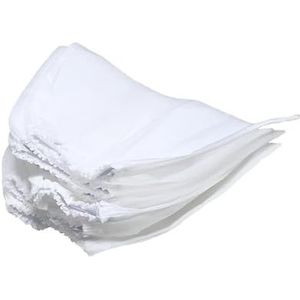 5/10st Nagelstofafzuigzak Stofzuiger Nagelstofzuigzak Vervangende zak Manicurestof Nageluitrusting Gereedschap(White 5Pcs)