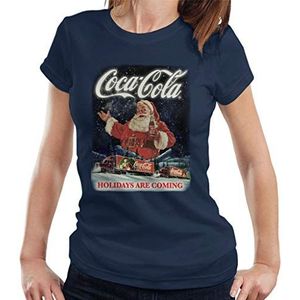 Coca Cola Santa Feestdagen komen kerst vrouwen T-Shirt