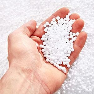 Bonvivre© PREMIUM EPS parels Piepschuimkorrels 5 liter - Hervulverpakking Kussenvulling Verpakkingsmateriaal Vulmateriaal Verpakkingen Zitzak Microkorrels Verpleegkussen