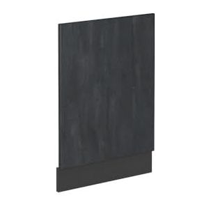 Livinity Frontpaneel R-Line, zwart beton/antraciet, 45 cm zonder werkblad