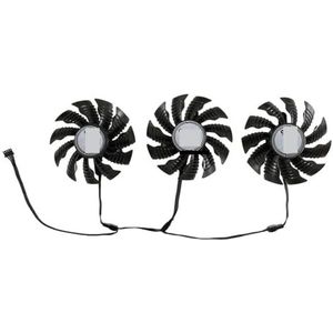 3 stuks 82 mm, PLA09215S12H, GPU-koeler, grafische kaartventilator, voor Radeon voor GIGABYTE voor AORUS RX 5700 XT 5700XT 8G, video-VGA-kaartenkoeling