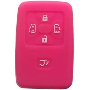 5-knops sleutelhoes, voor Toyota Noah Tarago Mark X Rav4 Voxy Corolla Yaris Estima Siliconen sleutelhoes