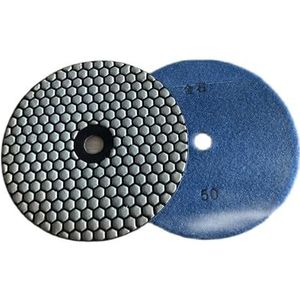 SHENGG 7 Inch 180MM Zwart Schurende Diamant Droog Polijsten Pad for Slijpen En Reinigen Graniet Steen Beton Marmer Schuurschijf(50)