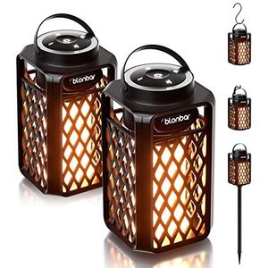 blonbar Bluetooth luidspreker met vlamlicht, IP65 waterdicht, outdoor luidspreker en zaklamp voor terras, tuin, cadeau voor mannen, vrouwen (2)