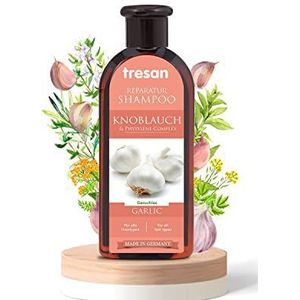 Tresan Knoflookreparatieshampoo voor alle haartypes, geen parabenen en geen gluten, 300 ml