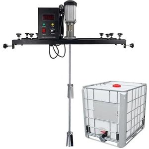 Luchtroerder, 980 W cementmixer met kleurmenger en vrije snelheidsinstelling voor viskeuze vloeibare inkt en kleurstoffen.