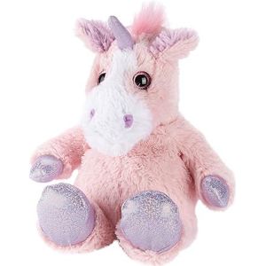 Warmies Knuffel Iridescente Roze Eenhoorn Magnetron Tarwezak, Verzwaarde Knuffel Licht Geurend met Franse Lavendel, Warmies Magnetron Speelgoed