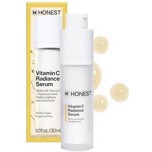 Honest Beauty Vitamin C Radiance Serum met Artichoke & Clover Extracts | Parabenvrij, Dermatologist getest, Cruelty Free | 1,0 fl. oz