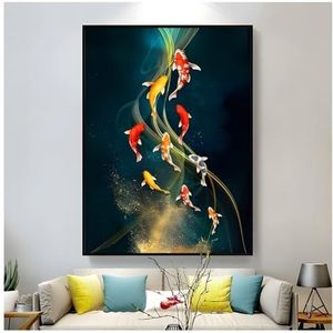 Wandgerelateerde verborgen elektriciteitsmeterbox, verdeelkast decoratief schilderij, stroommeter, decoratie, verbergen, schilderij, afdekking, stroomkast, voor woonkamer (F, 70 x 60 cm)