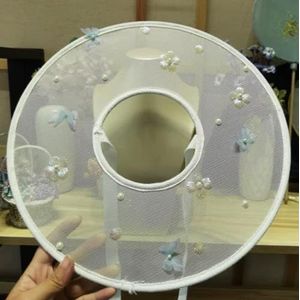 AJOHBM Hanfu Sluier Cap Voor Vrouwen Chinese Oude Vrouwelijke Cosplay Gordijn Dans Prestaties Rekwisieten Hanfu Doukat Kwastje Hanfu Cap Hoed