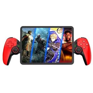 voor Switch/PS3/PS4 Dual Hall Somatosensorische Controller, Stretching Game Controller Draadloze Bluetooth-compatibele pc-tablet (rood)