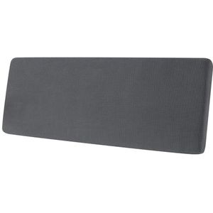 SYLC Bank Zitkussenhoezen Stretch Jacquard, Anti-slip Sofa Kussenhoes Met Elastische Banden, Stoelhoes Voor Caravan RV Auto Camper Motorhome (Dark grey,Chaiselongue)