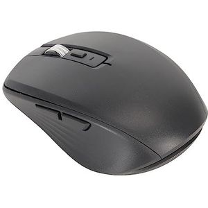Draadloze Muis, 3D-scrollwiel Plug-and-play-gamingmuis Dual Mode-verbinding voor Computer (Zwart)