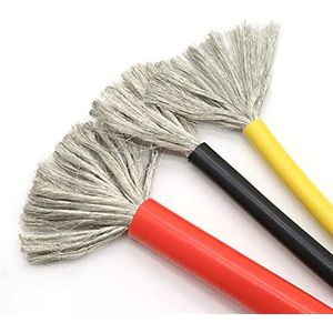 Flexibele siliconen elektrische draad, Koper siliconen verwarmingskabel meerdere AWG veelkleurige 10 meter(Red,20AWG)
