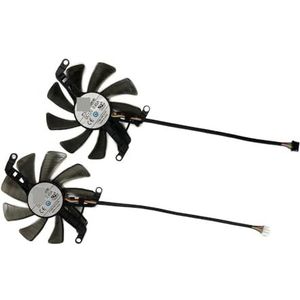 1 set, FY09015M12LPA, dubbele grafische kaartventilator, voor Manli voor RTX 3060 3070 3050 3060Ti voor LHR voor Gallardo, VGA GPU-videokoeler(2 Plugs FY09015M)
