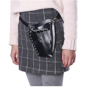 FOVAOK Kapper Haar Schaar Kapper Tas Holster Pouch Holster Holster Case PU lederen tas, één kleur, één maat, Eén kleur, Jeden rozmiar