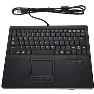 Asixx Touchpad-toetsenbord, USB, 10 inch circuits, voettoetsen, bekabeld toetsenbord met touchpad, nauwkeurige touch-bediening, touchpad-toetsenbord, computermuis, draadloos bedraad toetsenbord met touchpad