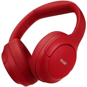 TOZO HT2 Hybrid Actieve Ruisonderdrukking Draadloze Hoofdtelefoon, 60H Speeltijd Lossless Audio Over Ear Bluetooth Hoofdtelefoon, Hi-Res Audio Diepe Bas Opvouwbare Lichtgewicht Headset voor Workout
