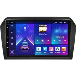 Android 14 2 Din Autoradio voor VW Jetta 2013-2017 - Steun Carplay Android Auto DSP-9"" Touchscreen Auto Stereo Met Stuurwielbediening WIFI 4G Bluetooth Split-Screen(P5 4G+WIFI 8Core 8G+128G)