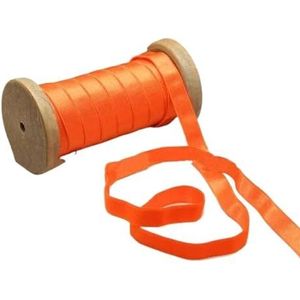 Elastische band 5/10M 12 mm elastische banden voor ondergoed beha schouderriem lente haar rubberen band broek riem stretch nylon singels naaien accessoire elastiek voor naaien (kleur: oranje, maat: 5