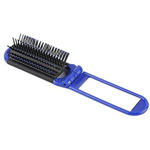 DieffematicSZ kam Mini Folding Travel Comb With Mirror Brush, Antistatic Hair Comb, Hair Salon