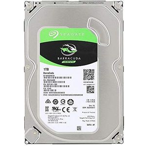 Seagate - BarraCuda - Interne Harde Schijf - 1 TB - Zilverkleurig - SATA 3,5 mm