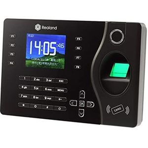 Tijdklok, Vingerafdruktijd aanwezigheidstijdklok met Rfid Kaartlezer A-C081 P2P Cloud Service Biometic Time Recorder,Grote capaciteit