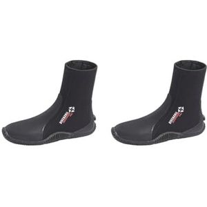 Duiklaarzen Unisex Thermische Antislip voor Windsurfen Onderwater Strand 40-41 Zwart 40-41 Maat, 2 Set Zwart 42 Maat, 42 Size