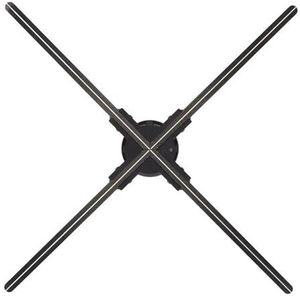 46CM Naked Eye Stereo 3D Holografische LED-ventilator, 3D-hologram, hologramprojector, reclame, transparant display Hoge helderheid