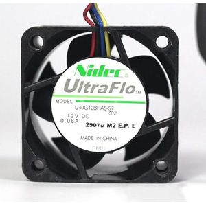 U40G12BHA5-57 4020 12V 0.08A ultra-quiet 4-wire PWM server power cooling fan