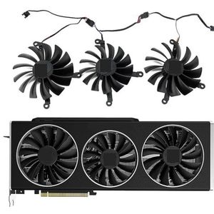 CF9015U12D CF1015U12D 6900XT Koelerventilator voor XFX voor Speedster QICK MERC 319 voor AMD Radeon RX 6900 XT Ultra GPU-ventilator(B-Fan)
