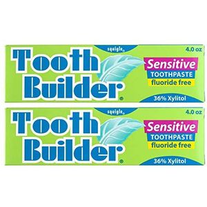 Squigle Squigle Tooth Builder Sensitive Toothpasta - 4oz, 2 stuks