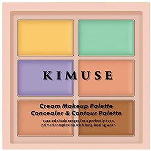 Kleur Concealer | Langdurige 6 kleurencorrector voor roodheid - Corrector Palette Blemish Concealer Color Correcting Kit Gezichtskleur Highlighter Pallet Zceplem