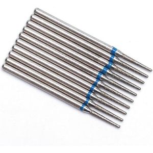 Nagelboortjes, Nagelboortjesset for manicure, diamant elektrische nagelboortjes for manicure en pedicure, 10 stuks, veelkleurig(T26 38)
