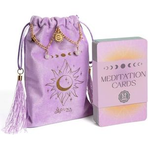 Mouna Mind 52 Mindfulness-kaarten - Angstverlichting en zelfzorg, mindfulness-oefeningen voor stressverlichting