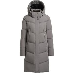 khujo Graya winterjas voor dames, korte jas, gewatteerde jas, 466 Roa-blauw, M