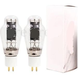 300B buis audio klep vervanging 300B buis versterker kit DIY HIFI audio versterker precisie matching vierweg (wit, 2 stuks Matched Pair)
