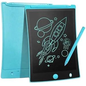 LCD Tekentablet Kinderen ""Roze"" 12 inch Kleurenscherm - Kindertablet -Teken Tablet - Tekentablets - Ewriter - Teken Ipad - Schrijven - STEM SPeelgoed - Verjaardag - Cadeau - Meisje - (Lichtblauw)
