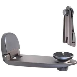 Projectorstandaard, Metalen projectorbeugel Wandmontage Nachtkastje Wandbeugel Kleine projector Universele beugel(Gray)