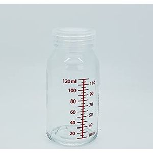 Sterifeed Glazen Moedermelk bewaarfles/babyfles glas 120ml 5 stuks