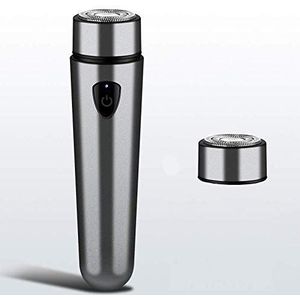 Mini elektrisch scheerapparaat mini mannen scheerapparaat voor reizen heren reizen scheerapparaat USB oplaadbare baardtrimmer Turbo Shaving Strong Power Mini formaat