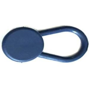 15mm/18mm Broekverlengknopen Flexibele tailleverlengers voor jeansbroeken voor dames en heren Zwangerschapsjeansrok 87HA - Donkerblauw - 18mm