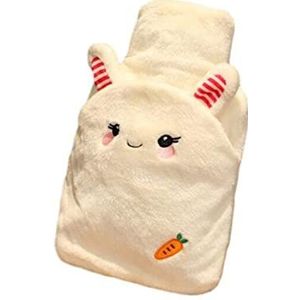 Mini warm water bottlehot, warmwaterkruik winter warm water injectie warmwaterflessen voor handen voeten buik vrouwen met water gevuld type warmwaterzak verwijderbare handwarmer (maat : 2000 ml)