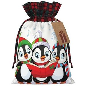 Kerst Pinguïn Kerst Gift Tassen, Grote Maat Kerst Zakken Voor Geschenken Party Gunsten, Xmas Gift Tassen, Vakantie Tas