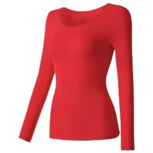 Thermisch ondergoed voor dames | Dunne damesthermiek | Warme thermische kleding met lange mouwen, ondergoed, zachte winterkleding voor dames en meisjes
