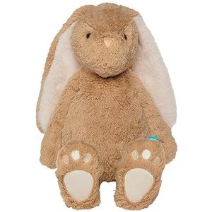 Manhattan Toy Willow The Coffee & Beige Snuggle Bunnies 12"" Stuffed Animal with Embroidered Accents