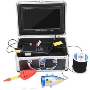 7 inch onderwaterviscamera, 1000 TVL, 30 LED's, IP68 waterdichte kleurenmonitor Geschikt voor slecht zicht