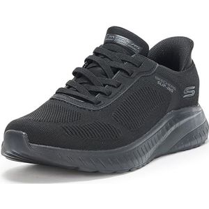 Skechers - Bobs Squad Chaos - Sneaker - Zwart - Gebreid Bovenwerk