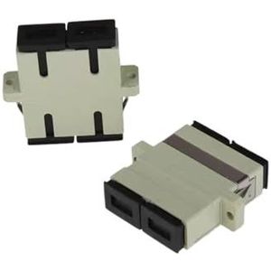 10 stks Multimode SC dual port adapter duplex DX optische vezel koppeling conector SM OM3 OM4(10pcs blue UPC)